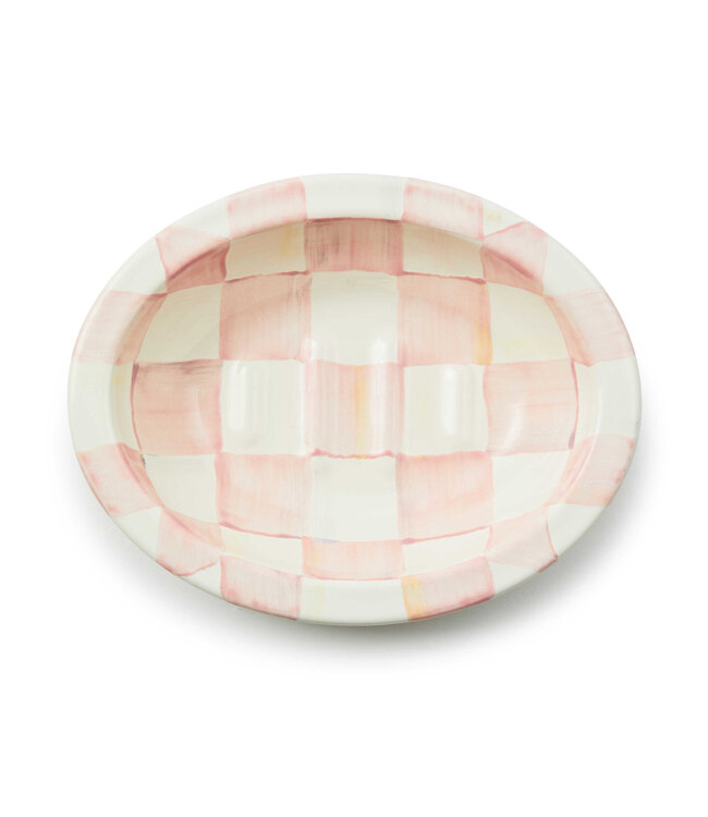 MACKENZIE CHILDS Rosy Check Soap Dish
