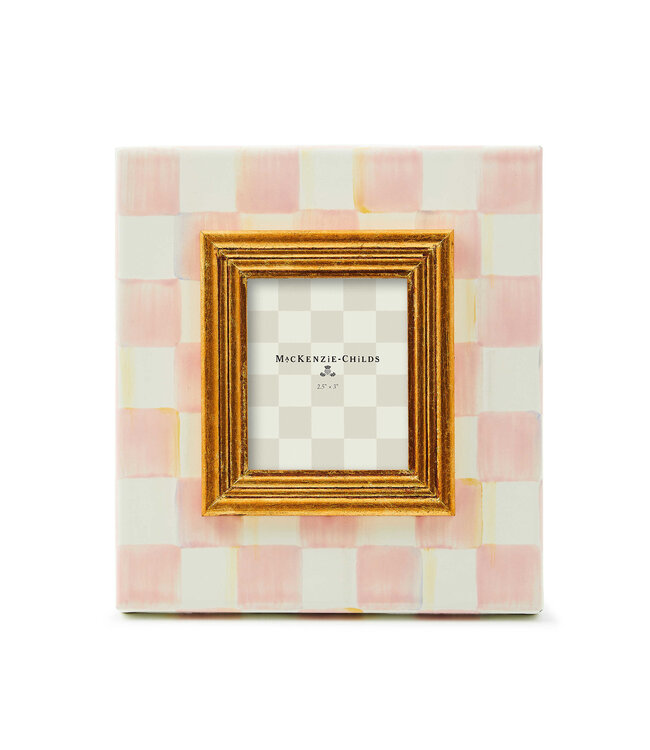 MACKENZIE CHILDS Rosy Check 2.5" x 3" Frame