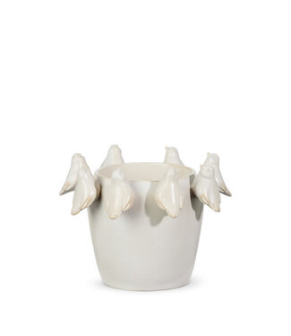 8" Bird Planter