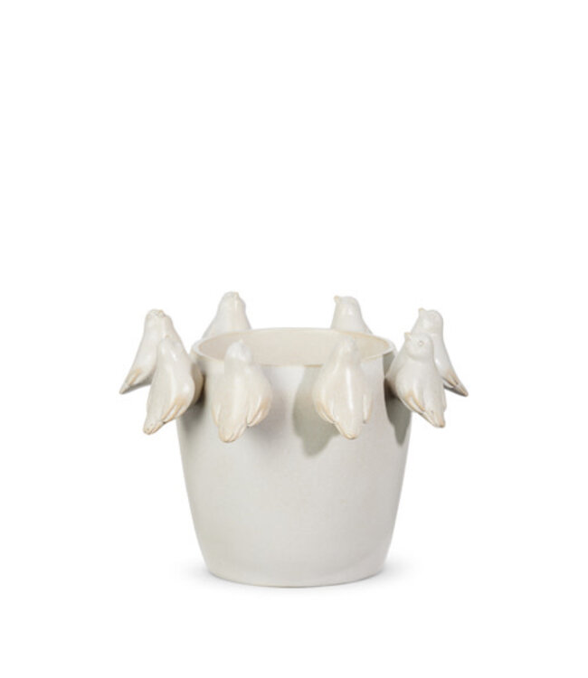 8" Bird Planter