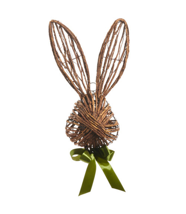 21” Open Vine Rabbit Head