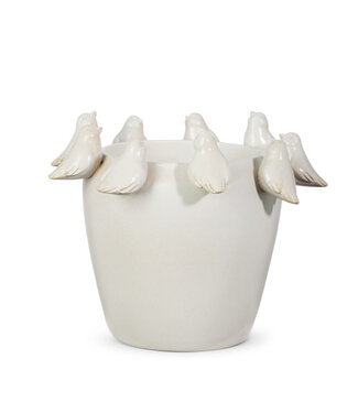 10" Bird Planter