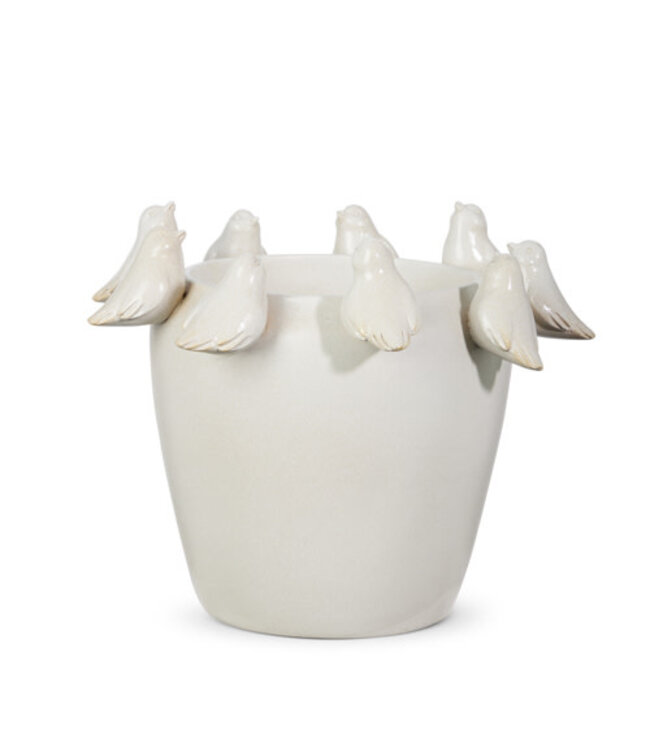 10" Bird Planter