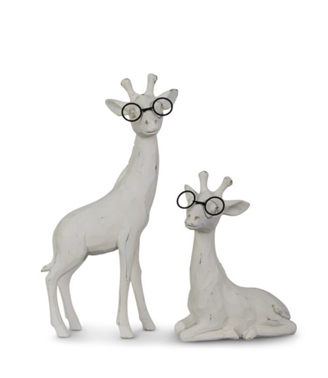 10.25 Inch Giraffe With Glasses