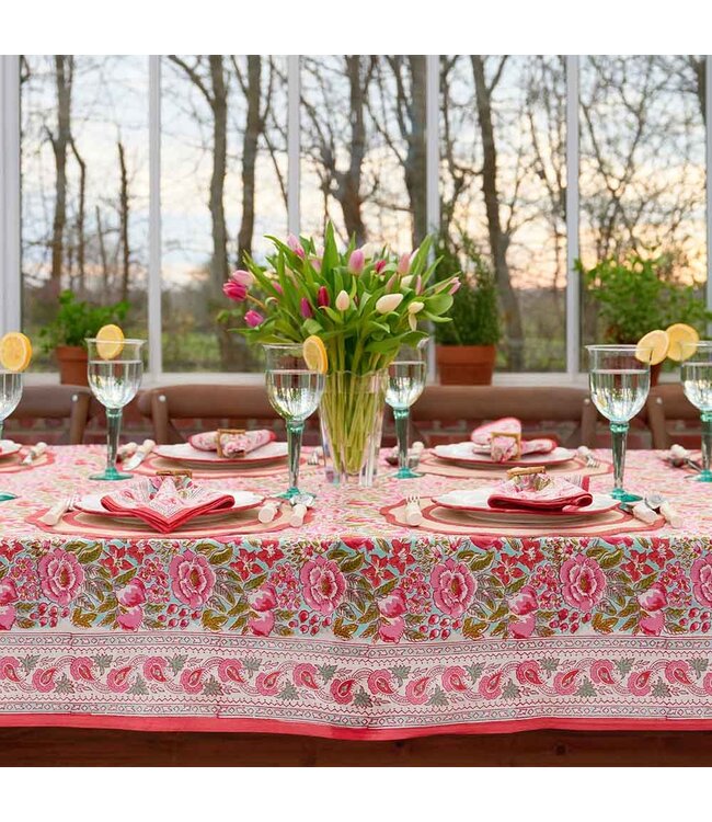POMEGRANATE Wildflower Garden Tablecloth