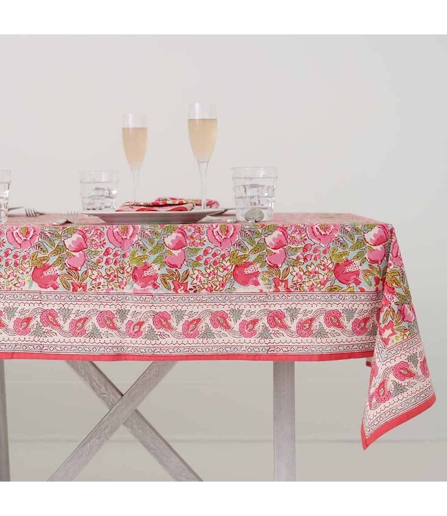 POMEGRANATE Wildflower Garden Tablecloth