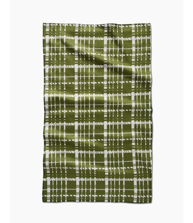 GEOMETRY Everyday Tea Towel Cutoff Plaid