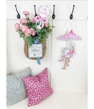 THE ROUND TOP COLLECTION Beck's Stork Door Hanger