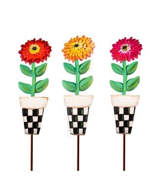 THE ROUND TOP COLLECTION Elegant Zinnia Pots