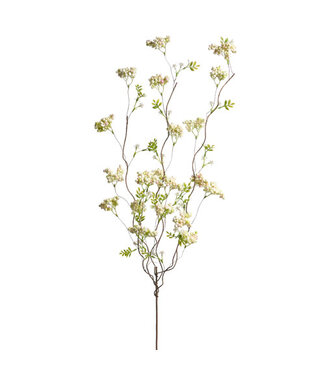 36" White Sedum Berry Branch