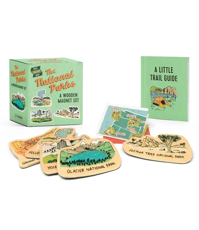 The National Parks: A Wooden Magnet Set