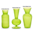 6” Green Vases