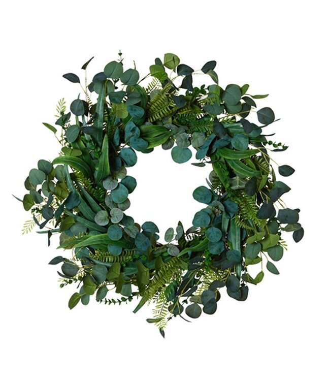 26” Mixed Eucalyptus Wreath