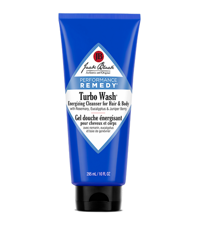 JACK BLACK Turbo Wash Energizing Cleanser for Hair & Body 10oz