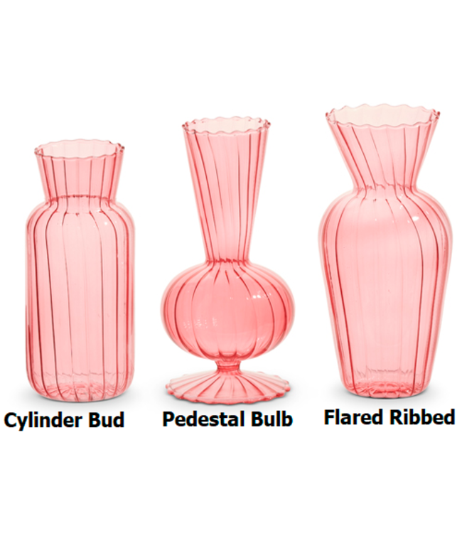 6” Pink Vases