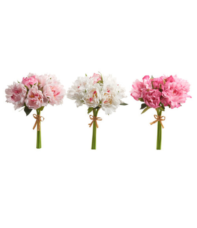 11.5" Real Touch Peony Bundle