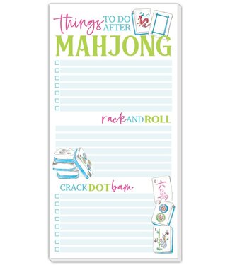 ROSANNE BECK COLLECTIONS Things To Do After Mahjong Large Pad