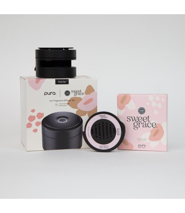 Bridgewater + Pura Car Diffuser Set with Sweet Grace
