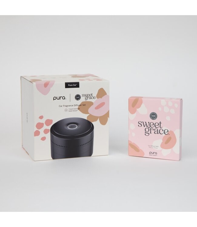 Bridgewater + Pura Car Diffuser Set with Sweet Grace