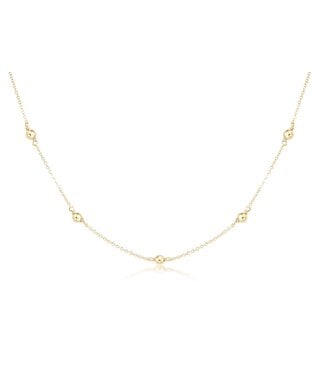 ENEWTON 17” Choker Simplicity Chain Gold - Classic 4MM Gold
