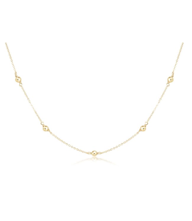 ENEWTON 17” Choker Simplicity Chain Gold - Classic 4MM Gold