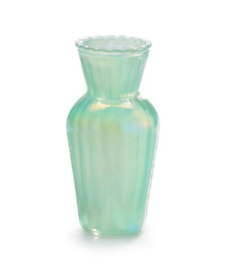 Pearlized Bud Vase Mint Green