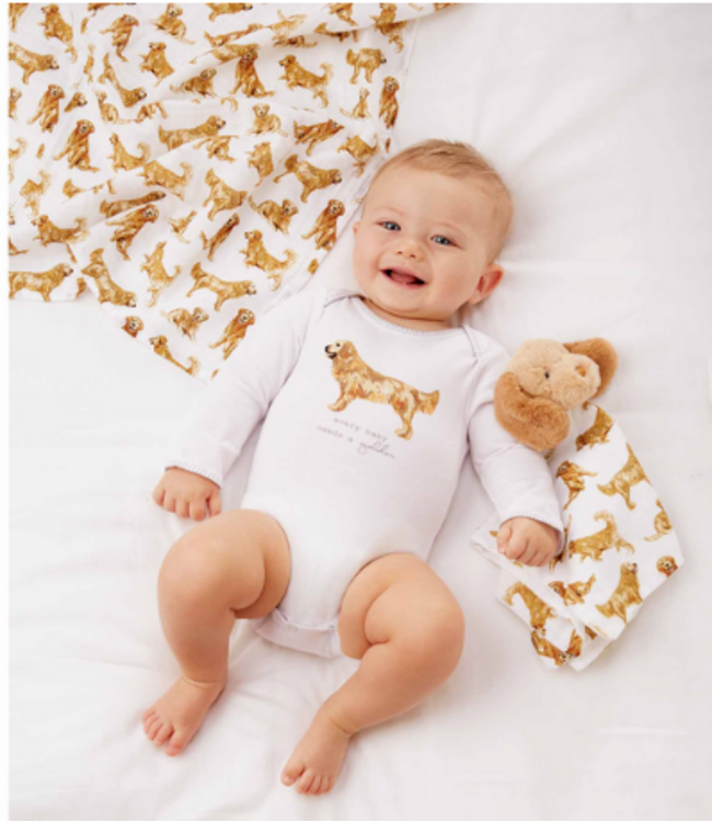 Golden Crawler and Bib