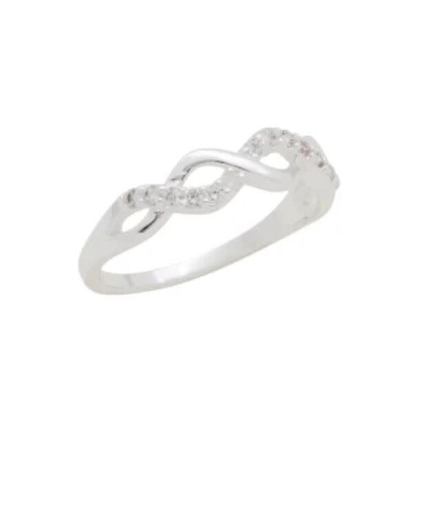 Infinity CZ Stack Ring