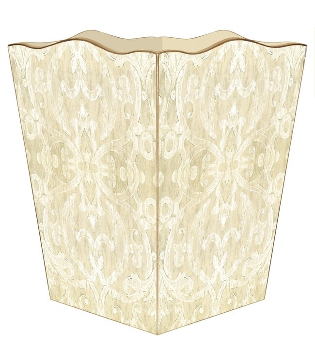 Wastepaper Basket Scalloped Top