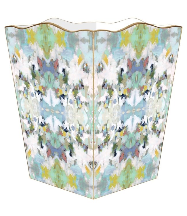 Wastepaper Basket Scalloped Top