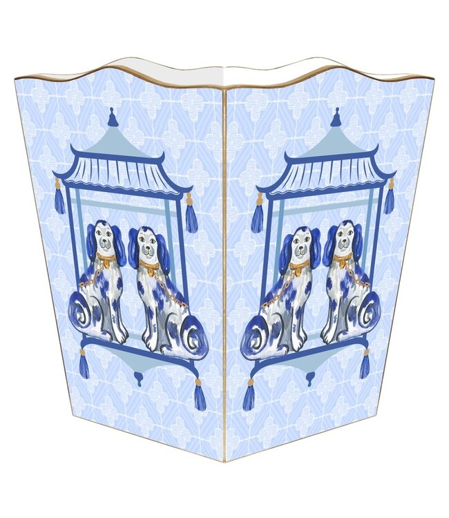 Wastepaper Basket Scalloped Top