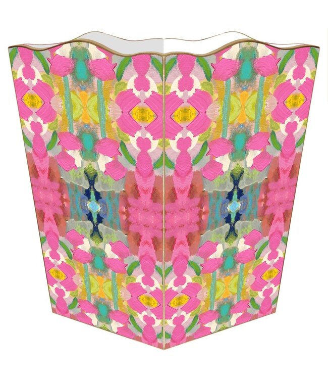 Wastepaper Basket Scalloped Top