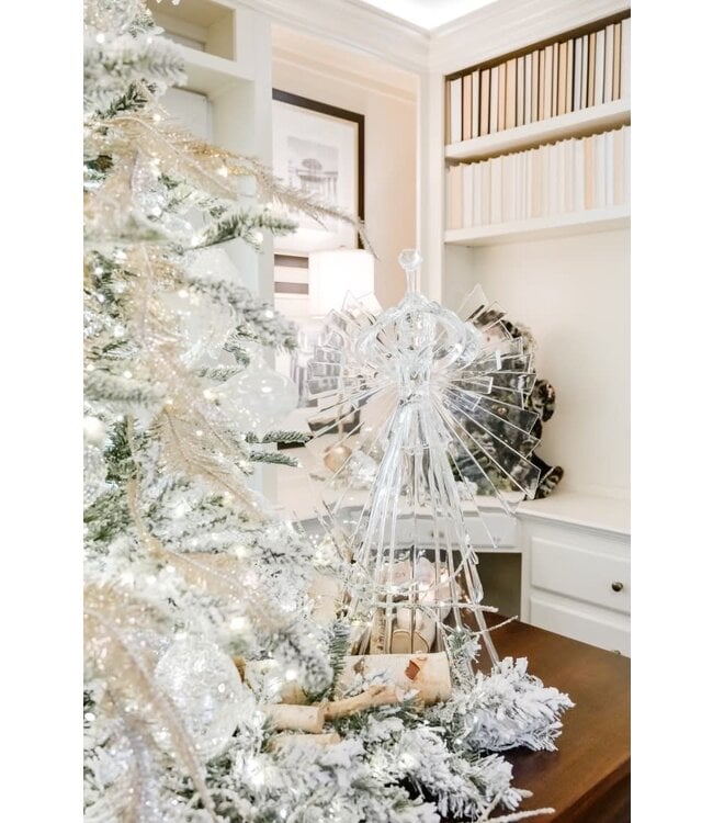 *PRE ORDER* Large Acrylic Angel 34" H With Detachable Wings