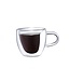 Double Walled Clear Heart Shaped Espresso Cup