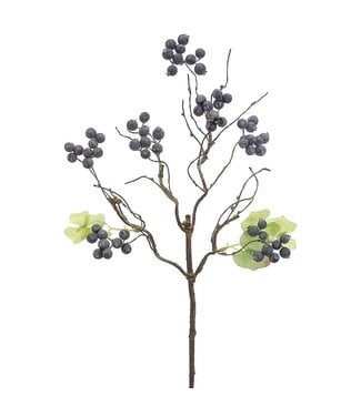22" Berry Spray Blue Gray