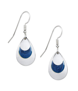 SILVER FOREST Silver Blue Evening Rain Earrings
