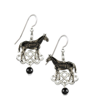 SILVER FOREST Black Beauty Earrings