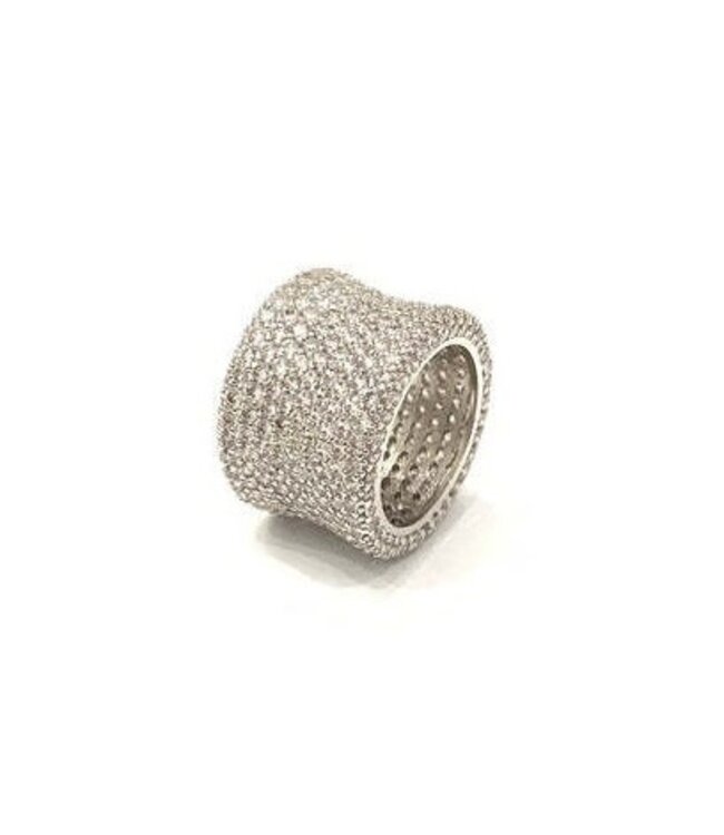 THEIA JEWELRY Micropaved CZ Eternity Ring