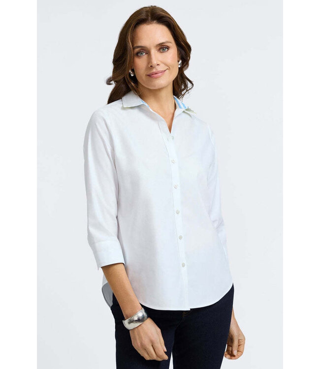 Margie 3/4 Pinpoint Shirt