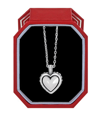 BRIGHTON Pretty Tough Bold Heart Petite Necklace Gift Box