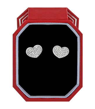 BRIGHTON Illumina Celeste Heart Post Earrings Gift Box