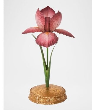 JULISKA Meadow Walk Iris 9" Candlestick - Pink