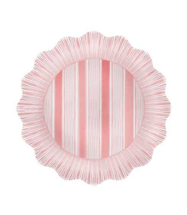 JULISKA Cabana Stripe Melamine Dinner Plate