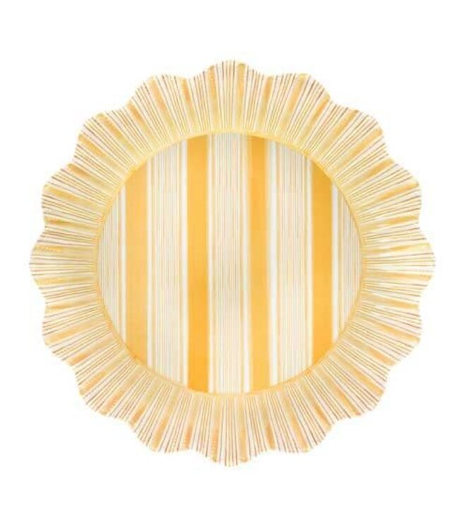 JULISKA Cabana Stripe Melamine Dinner Plate