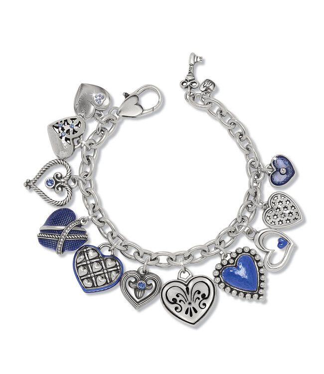 BRIGHTON One Heart Link Charm Bracelet