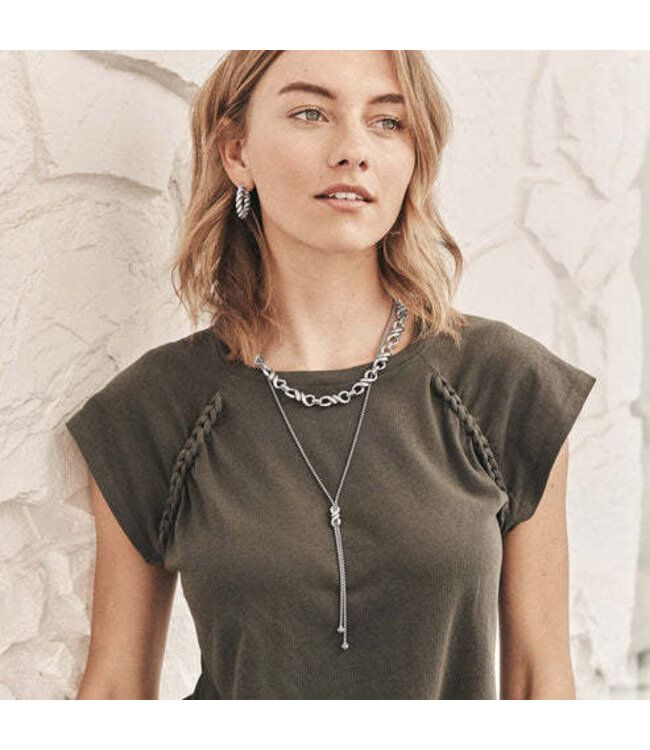 BRIGHTON Interlok Twist Collar Necklace