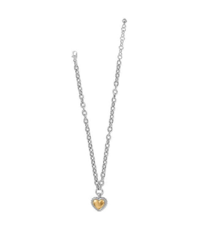 BRIGHTON Pretty Tough Bold Heart Necklace