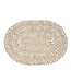 JULISKA Straw Loop Oval Placemat