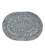JULISKA Straw Loop Oval Placemat