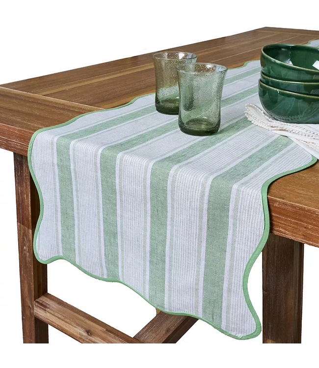 JULISKA Cabana Stripe 18" x 90" Table Runner